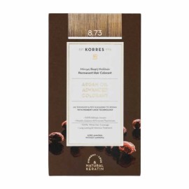 Korres Argan Oil Advanced Colorant 8.73 Βαφή Μαλλιών Χρυσή Καραμέλα 50ml