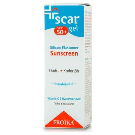 Froika Scar Gel SPF50+ Τζελ Σιλικόνης με Αντηλιακή Προστασία για Ουλές 30ml