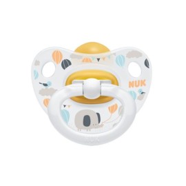 Nuk Happy Kids Καουτσούκ Grey Cloud 6-18m 1τμχ