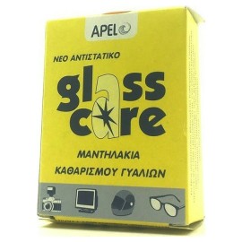 Apel Glass Care Μαντηλάκια Αντιστατικά Καθαρισμού Γυαλιών 10τμχ