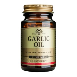 Solgar Garlic Oil Σκεύασμα Σκορδέλαιου Συμπυκνωμένης Μορφής 100softgels