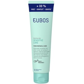 Eubos Promo (+33% Δωρεάν Προϊόν) Hand Repair & Care Sensitive Care Ενυδατική & Αναπλαστική Κρέμα Χεριών, 100ml