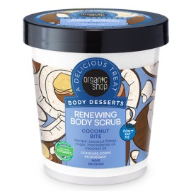 Organic Shop by Natura Siberica Body Desserts Renewing Body Scrub Coconut Bite Απολεπιστικό Σώματος με Καρύδα, 450ml