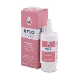 Ursapharm Hylo Dual Οφθαλμικές Σταγόνες με Υαλουρονικό Οξύ για Ξηροφθαλμία 10ml