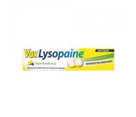 Vox Lysopaine Γεύση Λεμόνι 18 παστίλιες
