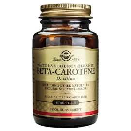 Solgar Beta-Carotene 7mg 60 μαλακές κάψουλες