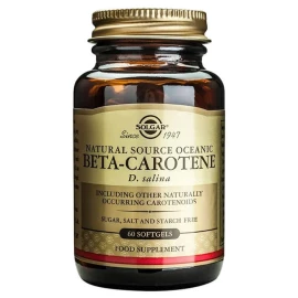 Solgar Beta-Carotene 7mg 60 μαλακές κάψουλες