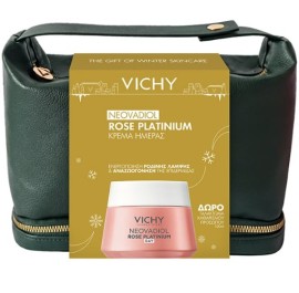Vichy Xmas Promo με Neovadiol Rose Platinium Κρέμα Φροντίδας της Επιδερμίδας, 50ml & Δώρο Purete Thermale Γαλάκτωμα Καθαρισμού, 100ml & Νεσεσέρ, 1τεμ, 1σετ