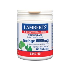 Lamberts Ginkgo Biloba 6000 mg 60 tabs