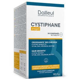 Bailleul Dermatologie Cystiphane Anagen, Συμπλήρωμα για την Χρόνια Τριχόπτωση, 90 ταμπλέτες