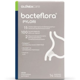 Olonea Bacteflora Pylori Συμπλήρωμα με Προβιοτικά & Πρεβιοτικά για το Ελικοβακτηρίδιο του Πυλωρού 14 κάψουλες