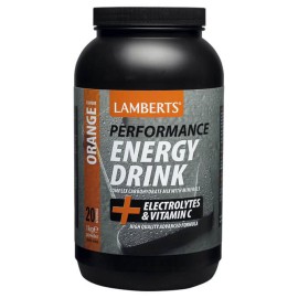 Lamberts Energy Drink + Vitamin C Ενεργειακό Ρόφημα Υδατανθράκων σε Σκόνη με Γεύση Πορτοκάλι 1000gr