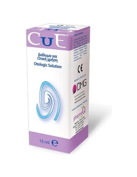 PharmaQ Cue Otologic Solution Eξωτερική ωτίτιδα και σχετικά συμπτώματα 15ml
