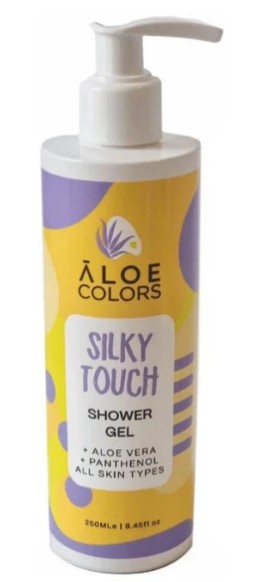 Aloe Colors Silky Touch Shower Gel Απαλό Ενυδατικό Αφρόλουτρο για Ενυδάτωση Σώματος, 250ml