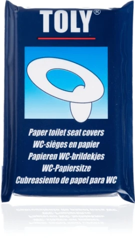 Toly Clean Seat Χάρτινο Κάλυμμα Τουαλέτας, 10τμχ