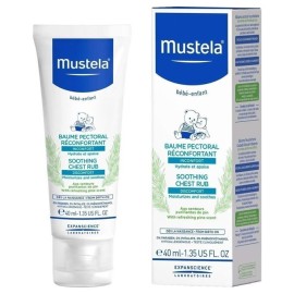 Mustela Soothing Chest Rub Καταπραϋντική Κρέμα Εντριβής Στήθους 40ml