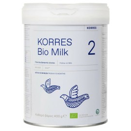 Korres Bio Milk 2 Βιολογικό Αγελαδινό Γάλα 2ης Βρεφικής Ηλικίας από 6 έως 12 Μηνών 400gr