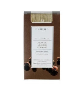 Korres Argan Oil 8.1 Μόνιμη Βαφή Ξανθό Ανοικτό Σαντρέ 50ml
