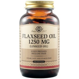 Solgar Flaxseed Oil Cold Pressed 1250 mg 100 softgels