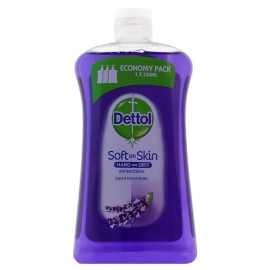 Dettol Ανταλλακτικό Αντιβακτηριδιακό Υγρό Κρεμοσάπουνο Λεβάντα 750ml