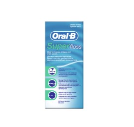 Oral-B Super Floss Οδοντικό Νήμα με Κερί 50m