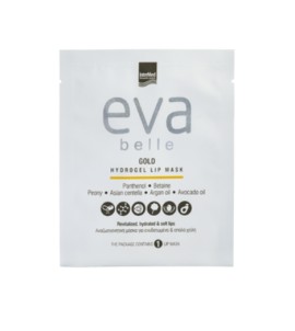 Intermed Eva Belle Gold Hydrogel Lip Mask Αναζωογονητική Μάσκα για Ενυδατωμένα & Απαλά Χείλη, 1τεμ