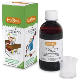 Buona Respiro Παιδικό Σιρόπι για τον Ξηρό & Παραγωγικό Βήχα, 140ml
