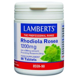 Lamberts Rhodiola Rosea 1200mg Χρυσή Ρίζα Συμπλήρωμα για Φυσική & Πνευματική Ενέργεια 90tabs