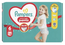Pampers Pants Πάνα-Βρακάκι Νο.6 (14-19kg), 42τμχ.