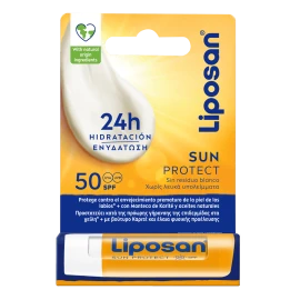 Liposan Sun Protect SPF50 Lip 24h Περιποιητικό Βαλμ Χειλιών 4,8gr