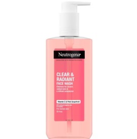 Neutrogena Clear & Radiant Face Wash Καθαριστικό Προσώπου με Vitamin C & Pink Grapefruit, 200ml