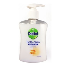 Dettol Soft on Skin Αντιβακτηριδιακό Κρεμοσάπουνο με μέλι 250ml