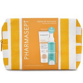 Pharmasept Promo Heliodor Face Tinted Sun Cream Αντηλιακή Κρέμα Προσώπου με Χρώμα SPF50, 50ml & Travel Size Heliodor After Sun Lotion Γαλάκτωμα Προσώπου-Σώματος για Μετά την Έκθεση στον Ήλιο, 100ml & Νεσεσέρ, 1τεμ, 1σετ