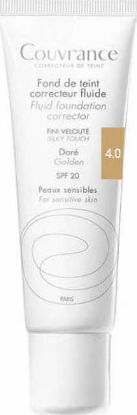 Avene Couvrance Fond de teint correcteur fluide spf20 4.0 Miel 30ml