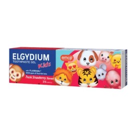 Elgydium Κids Emoji Παιδική Οδοντόπαστα με Γεύση Φράουλα, 50ml