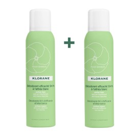 Klorane Deodorant Spray 24h 125ml 1+1