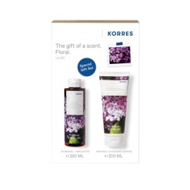 Korres Promo Renewing Body Cleanser Αφρόλουτρο Σώματος Πασχαλιά & Body Smoothing Milk Lilac Ενυδατικό Γαλάκτωμα Σώματος, 200 ml