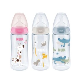 NUK First Choice Πλαστικό Μπιμπερό Με Θηλή Σιλικόνης 6-18 μηνών 360ml