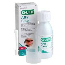 Gum Afta Clear Mouthrinse Στοματικό Διάλυμα για τη Θεραπεία Αφθών, 120ml