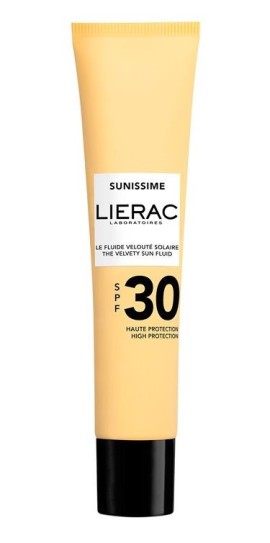 Lierac Sunissime The Velvety Sun Fluid SPF30 Προσφέρει Υψηλή προστασία Ευρέος Φάσματος, 40ml