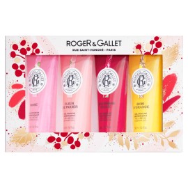 Roger & Gallet Promo Wellbeing Shower Gels Collection με Fleur de Figuier Αφρόλουτρο 50ml, Gingembre Rouge Αφρόλουτρο 50ml, Bois dOrange Αφρόλουτρο 50ml & Rose Αφρόλουτρο 50ml