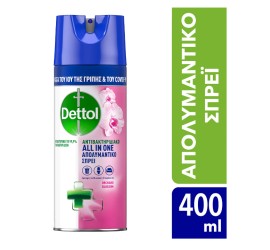 Dettol spray απολυμαντικό all in one orchard blossom (400ml)