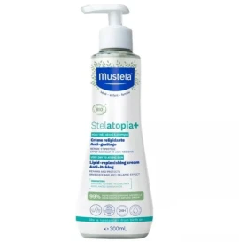 Mustela Stelatopia+ Lipid-Replenishing Cream Κρέμα Αναπλήρωσης Λιπιδίων Κατά του Κνησμού για Πρόσωπο & Σώμα, 300ml