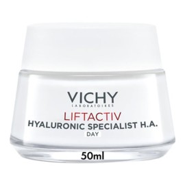 Vichy Liftactiv Hyaluronic Specialist H.A. Day Cream Dry/Very Dry Skin Κρέμα Προσώπου Ημέρας Eνάντια στα Πρώτα Σημάδια Γήρανσης, 50ml