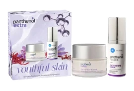 Panthenol Extra Σετ Youthful Skin, Κρέμα Ματιών & Προσώπου - 50ml Ορός Προσώπου & Ματιών - 30ml