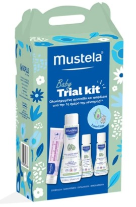 Mustela PROMO Gentle Cleansing Gel 200ml & Hydra Bebe Body Lotion 50ml & No Rinse Cleansing Water 50ml & Κρέμα για την Αλλαγή Πάνας 50ml