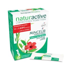 Naturactive Minceur Συμπλήρωμα Διατροφής με Πράσινο Τσάι & Ιβίσκο 20 Φακελάκια