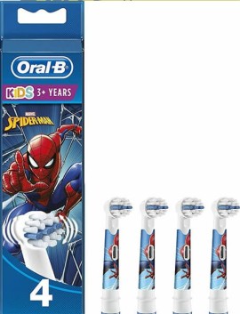 ORAL-B Kids Spiderman Ανταλλακτικές Κεφαλές, 4τεμάχιο