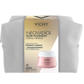 Vichy Promo Neovadiol Rose Platinium Κρέμα Φροντίδας της Επιδερμίδας, 50ml & Δώρο Neovadiol Magistral Night Cream Κρέμα Νύχτας, 15ml & Νεσεσέρ, 1τεμ, 1σετ