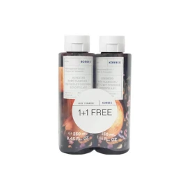 Korres Pomegranate Grove Renewing Body Cleanser Αφρόλουτρο με Τονωτικό Άρωμα Ρόδι 250ml 1+1 ΔΩΡΟ